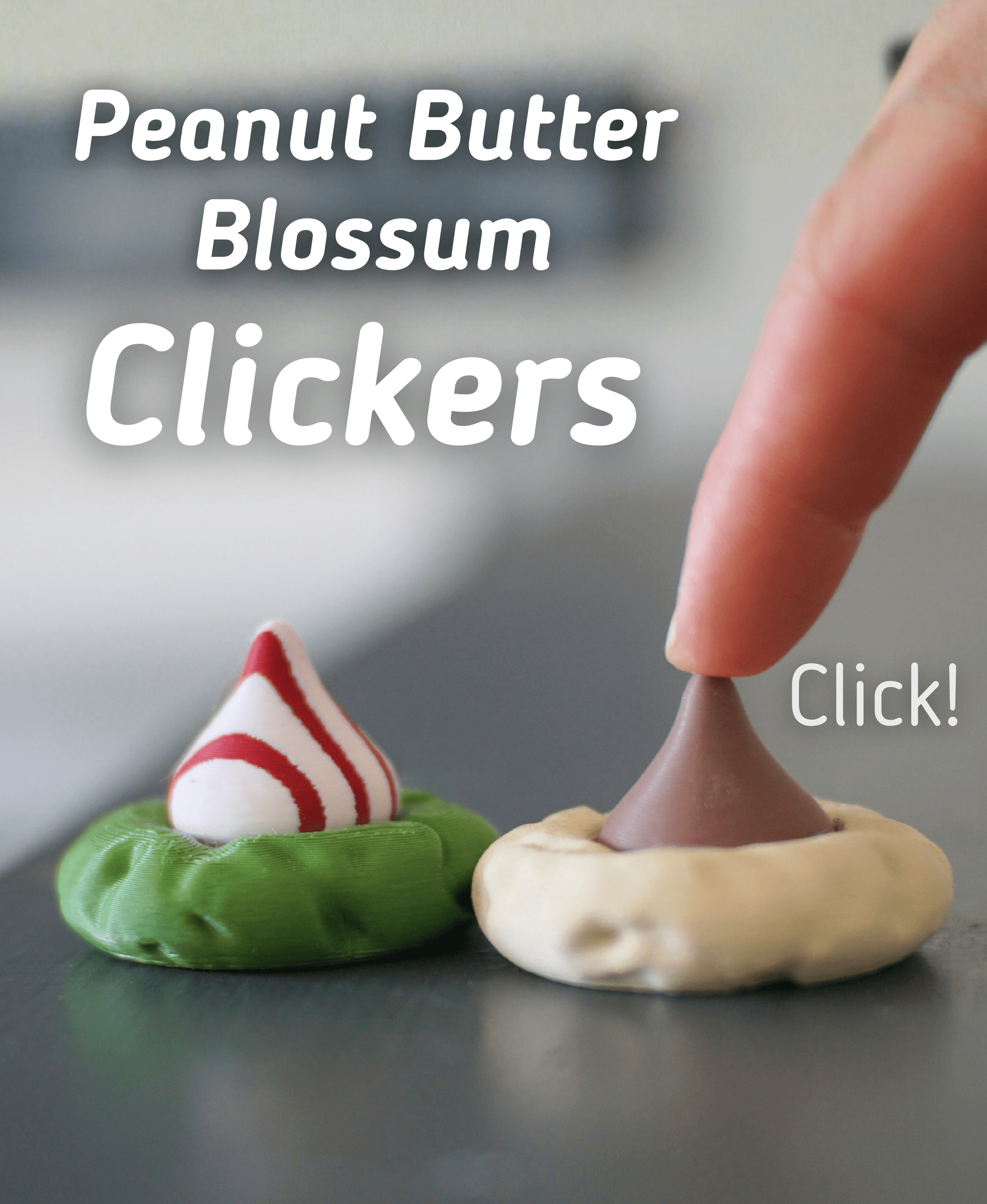 Peanut Butter Blossom Clicker - Ludo - Fidget 3d model