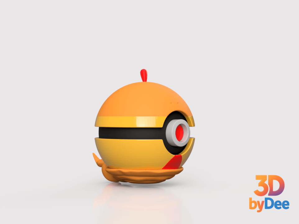 Scraggy Poke Ball 3d model