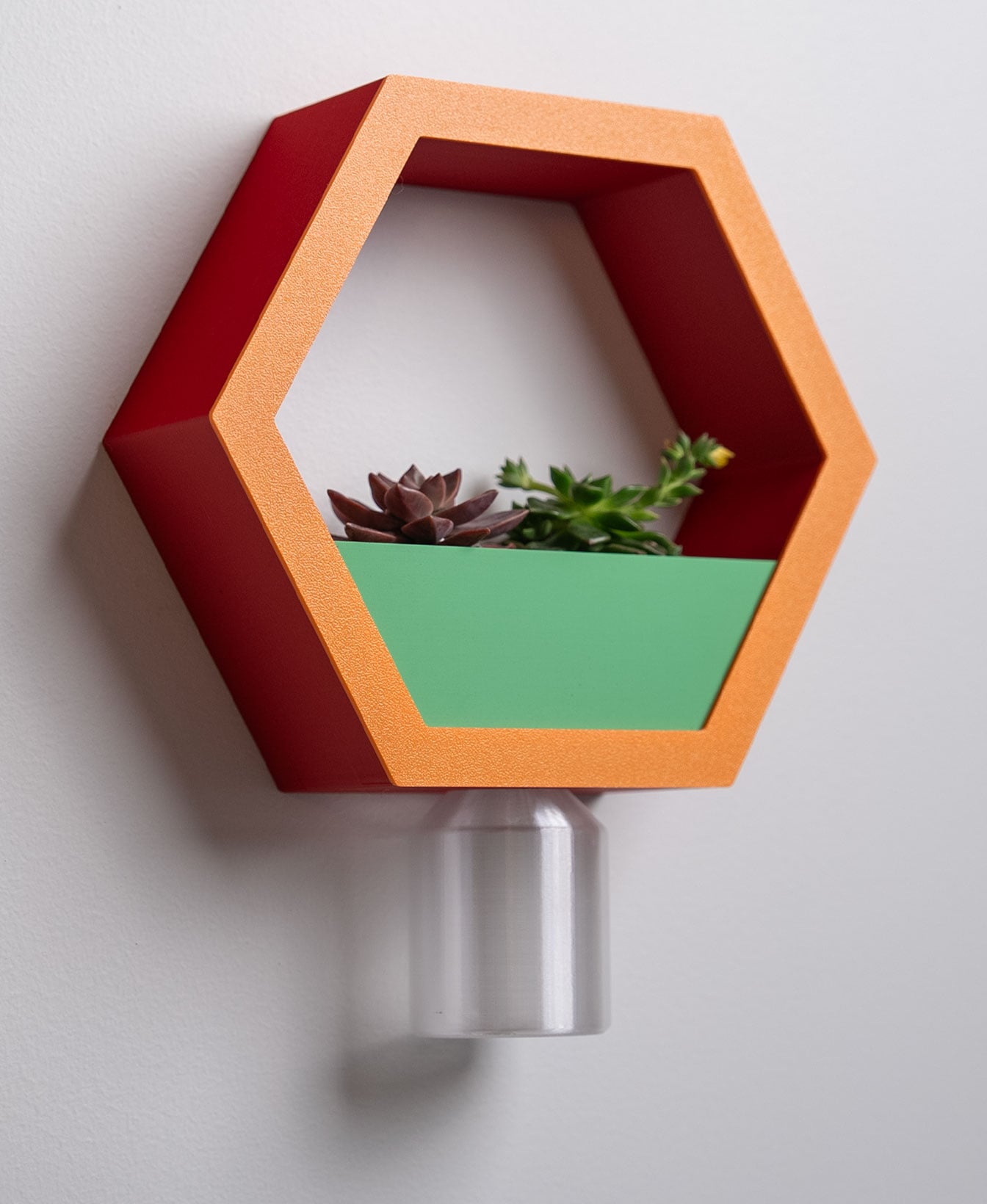Hexagon Wall Planter 3d model