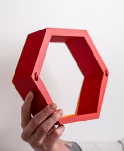 Hexagon Wall Planter 3d model