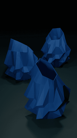 BOLDER POINT PLANTER 3d model