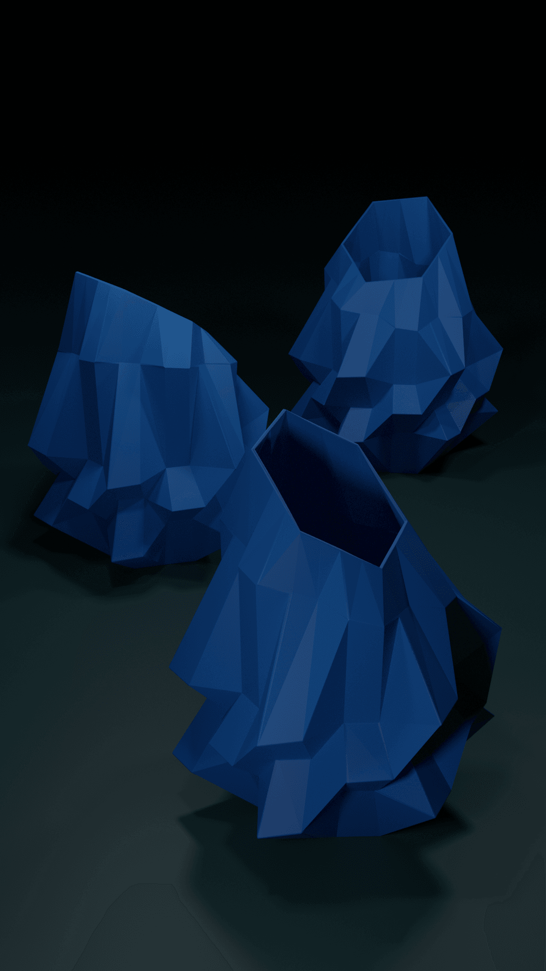 BOLDER POINT PLANTER 3d model