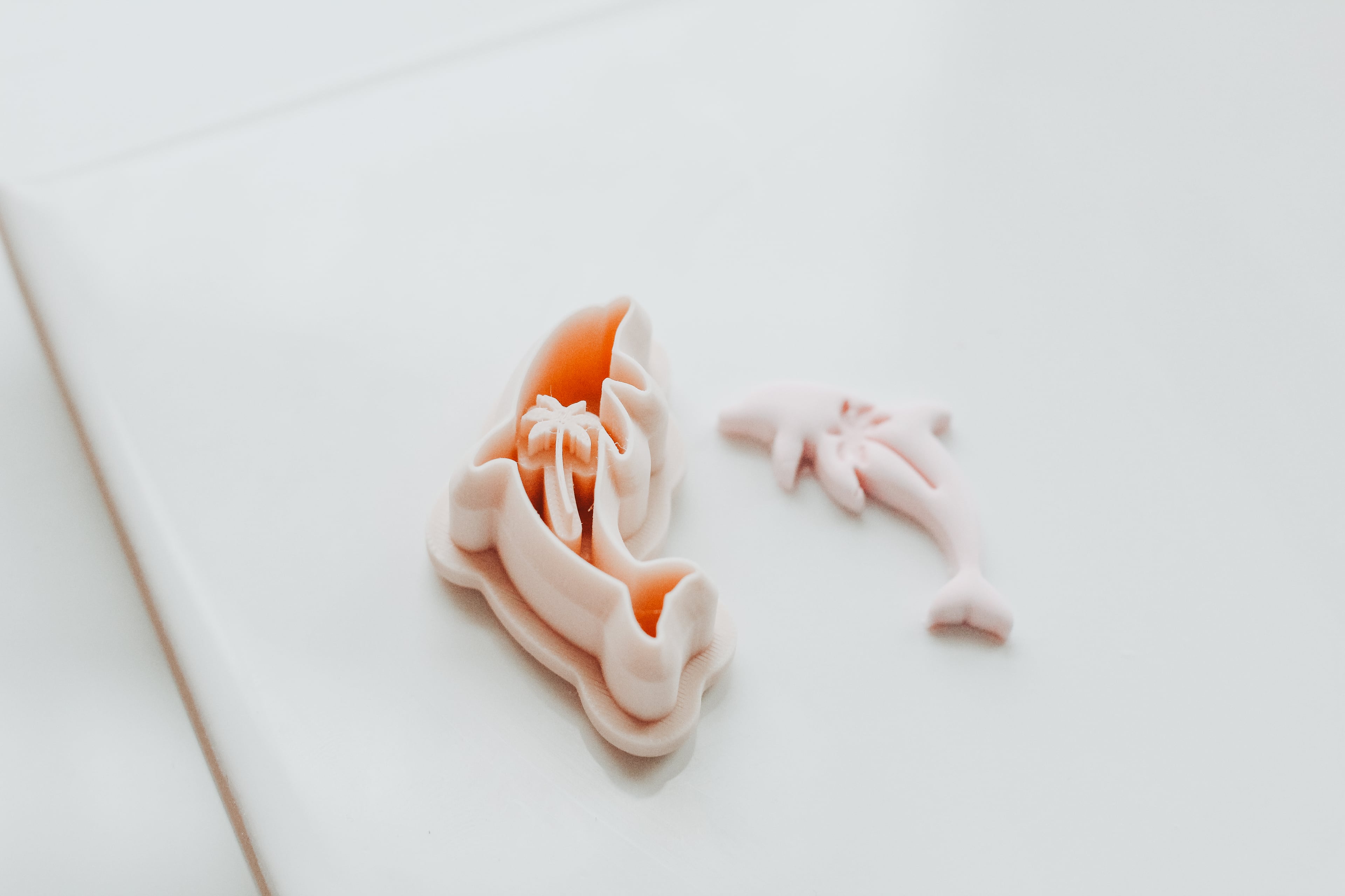 Dolphin Palm Tree Clay Cutter 3d model