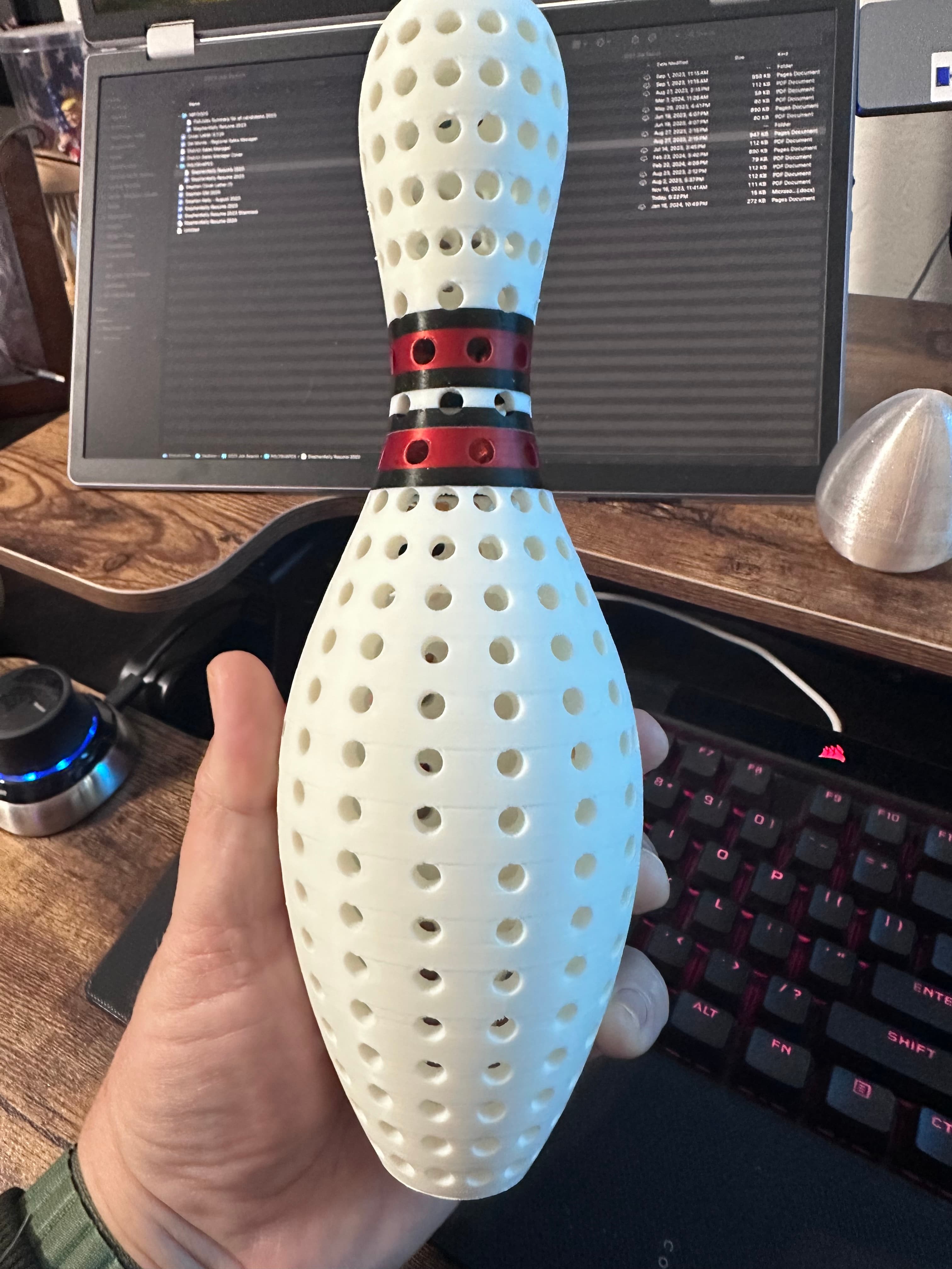 The Worlds first AIRLESS Bowling Pin - you have heard of the basketball, now we are getting to.... 3d model