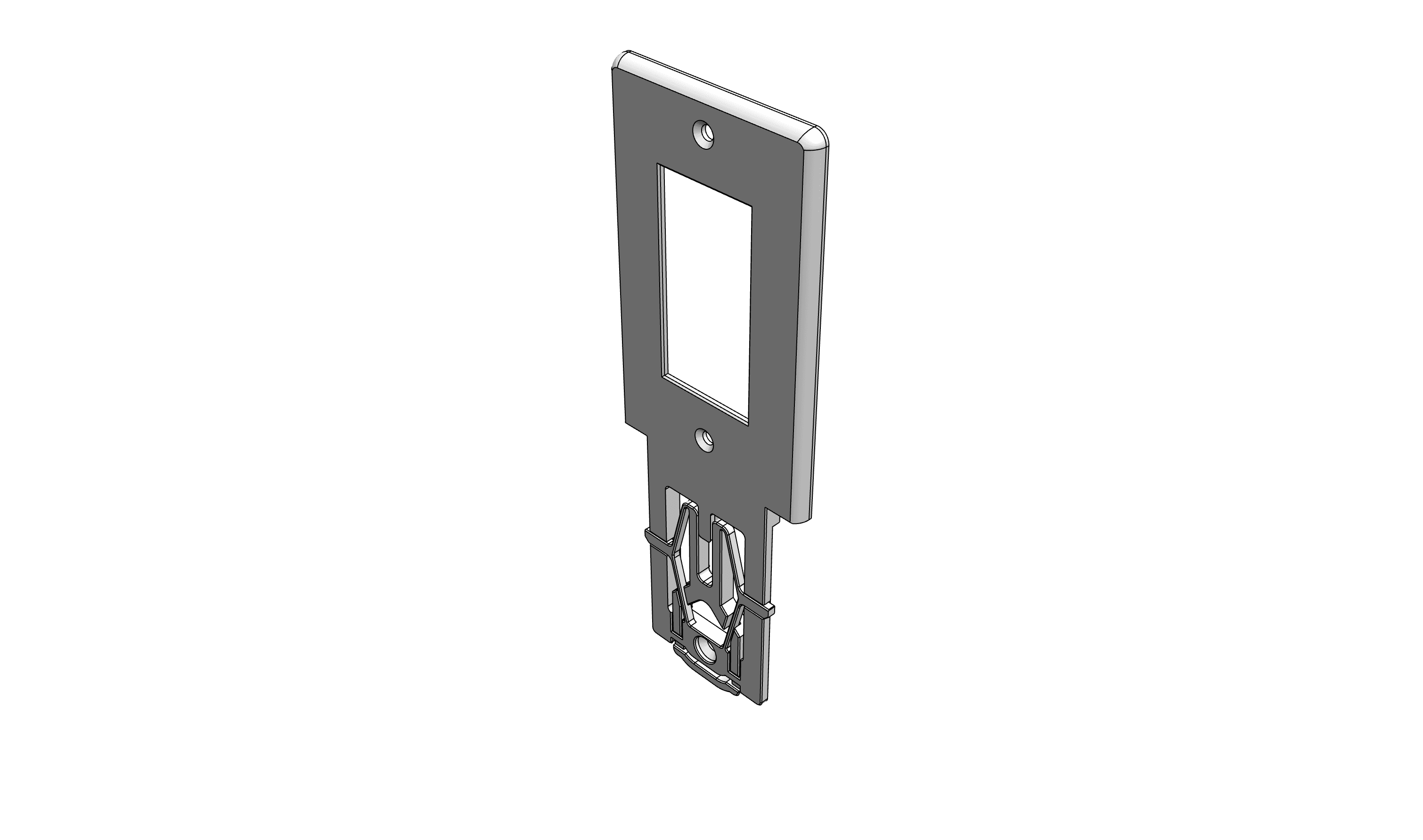 A11 - Single-Gang Single-Sided Rocker Switch Style WallPlateMate 3d model