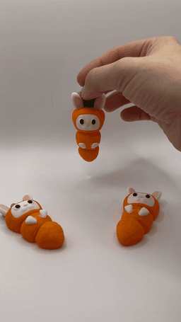 Carrot Bunny Flexi 3d model