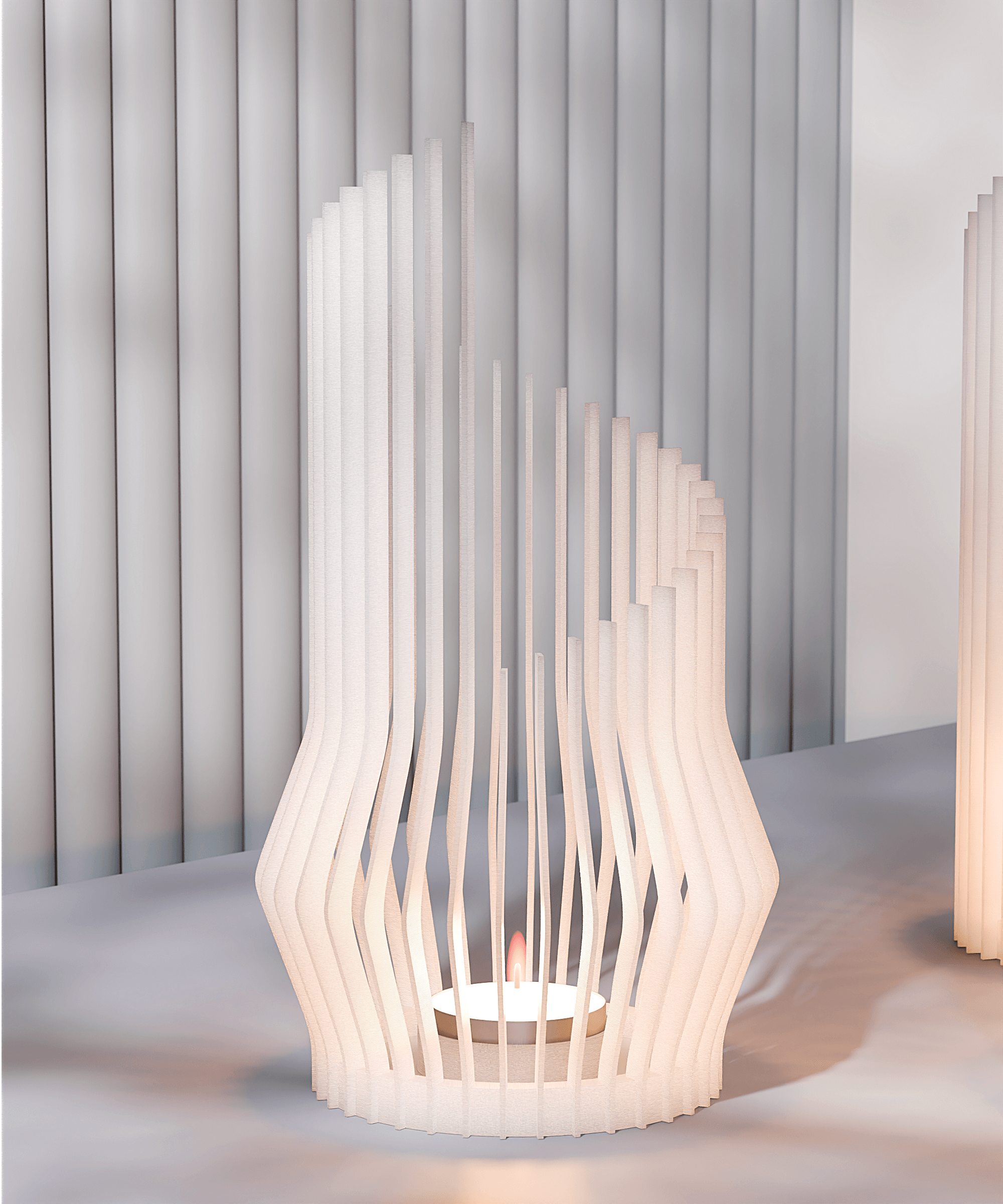 Candle Holder Series V2 Set 3d model