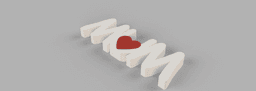 Mother's day gift 3d model