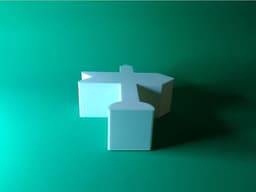 Direction sign, nestable box (v1) 3d model