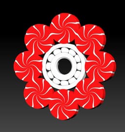 Peppermint Spinner Mini 3d model