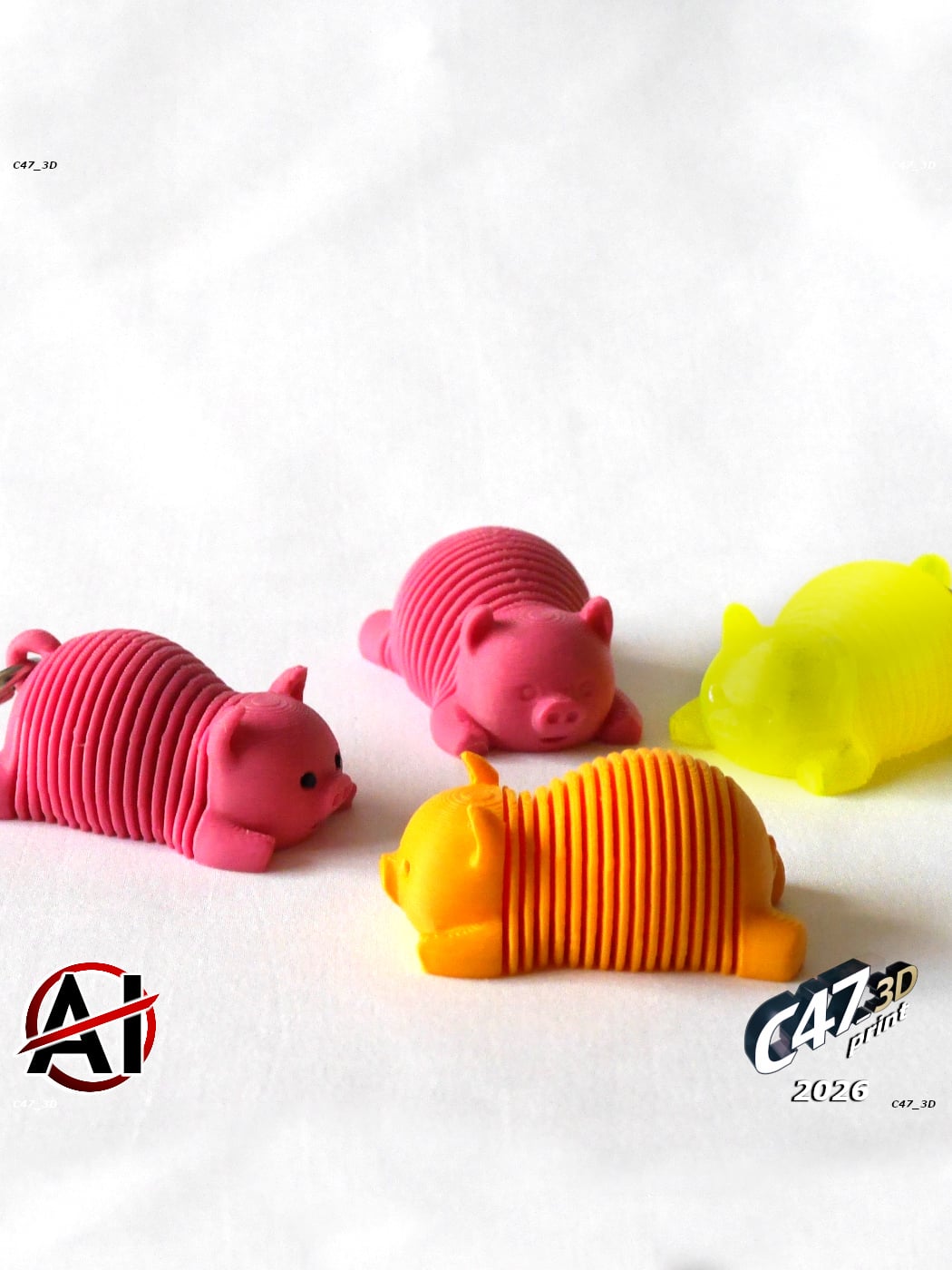 Springy Piggy 3d model