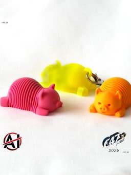 Springy Piggy 3d model