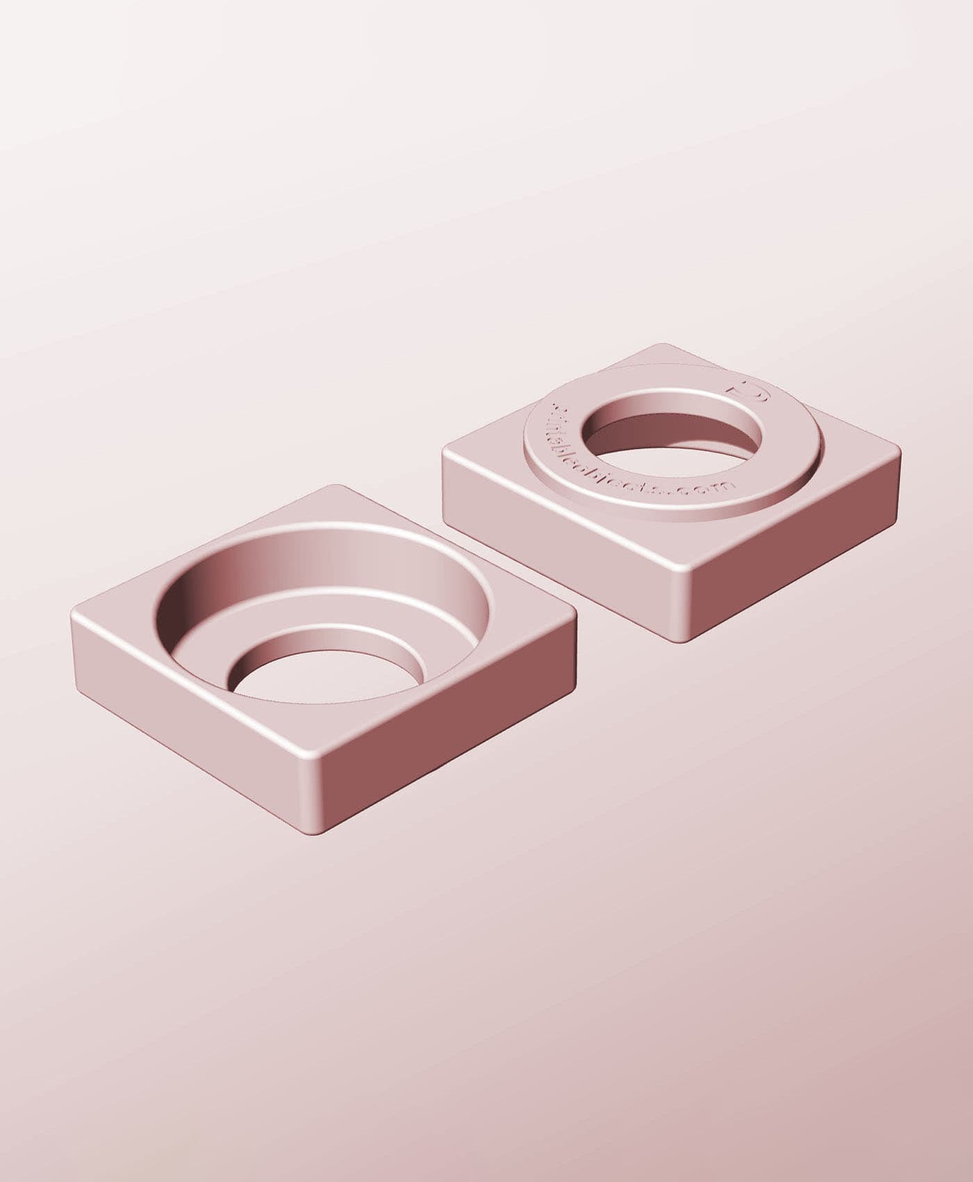 CS68-20-P Stacking pierced component box bin for makers 3d model