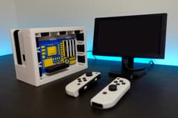 Custom PC Stand Compatible with Switch (OLED/Original) 3d model