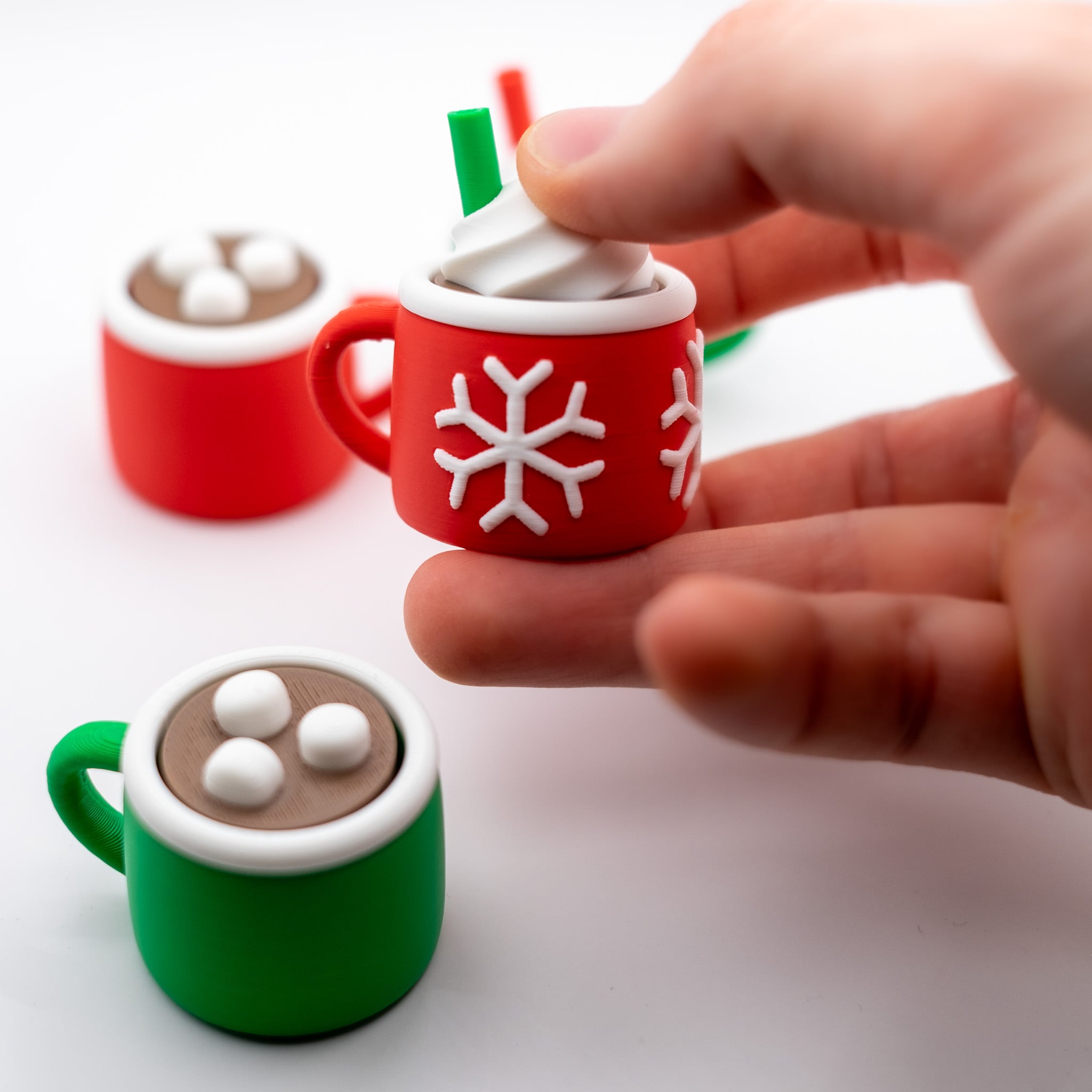 Christmas Mug Clickers 3d model