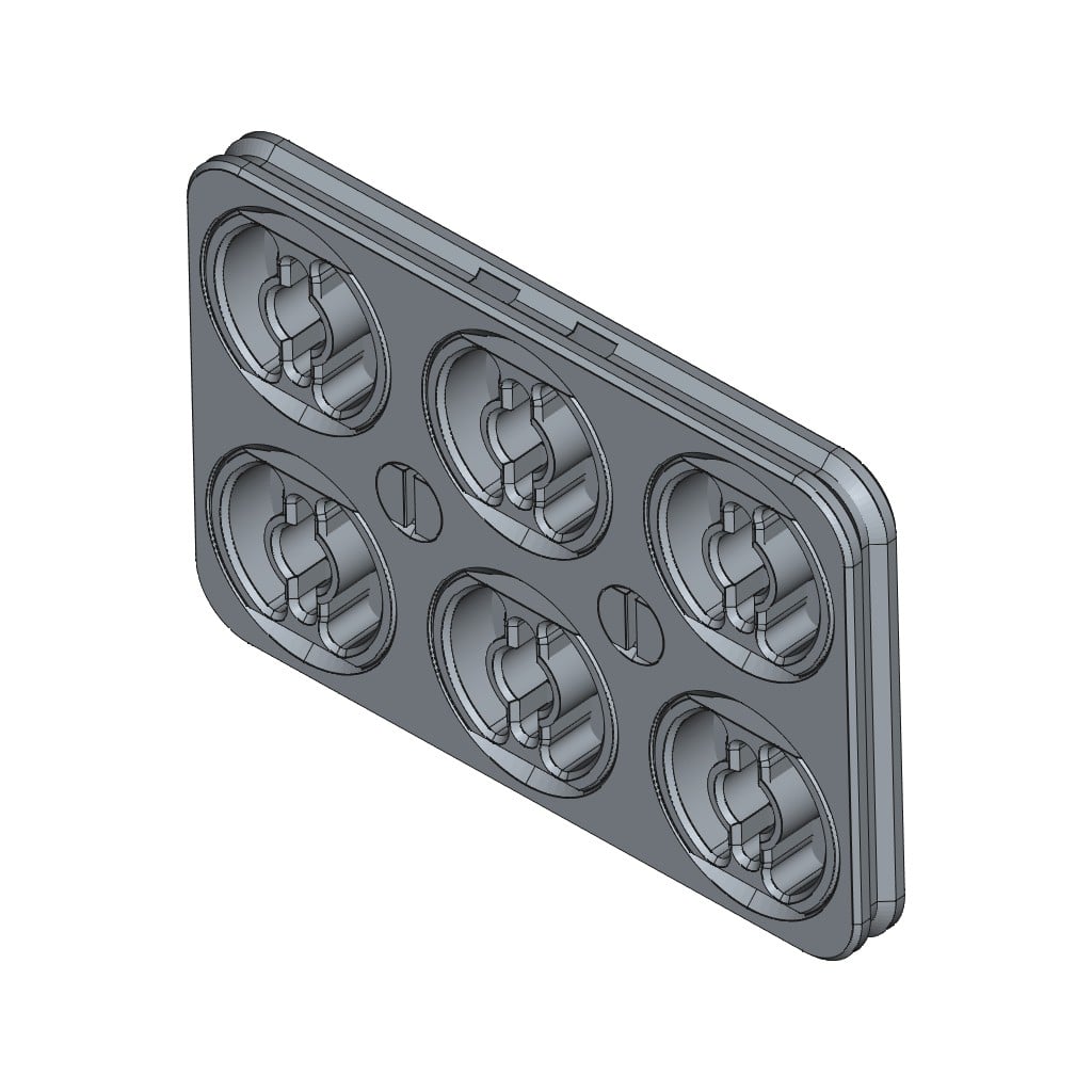 D-LOCK_PANEL.3X2-L-S 3d model