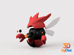 Scizor Poke Ball 3d model