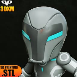 Tron Legacy Chibi STL for 3D Printing ChibiSTL 3DXM 3d model