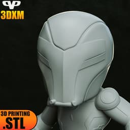 Tron Legacy Chibi STL for 3D Printing ChibiSTL 3DXM 3d model