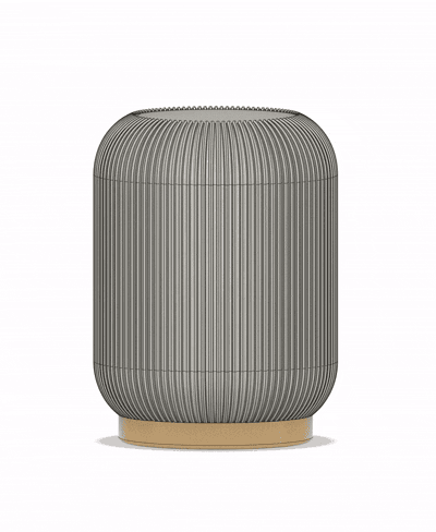 Ribbed Desk Lamp 3d model