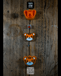Tiger Keycap clicker 3d model