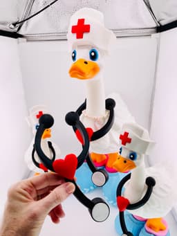 Nurse Goose Gear Outfit for Porch Goose 3d model
