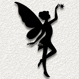 forest pixie fairy star wall art home decor 3d model