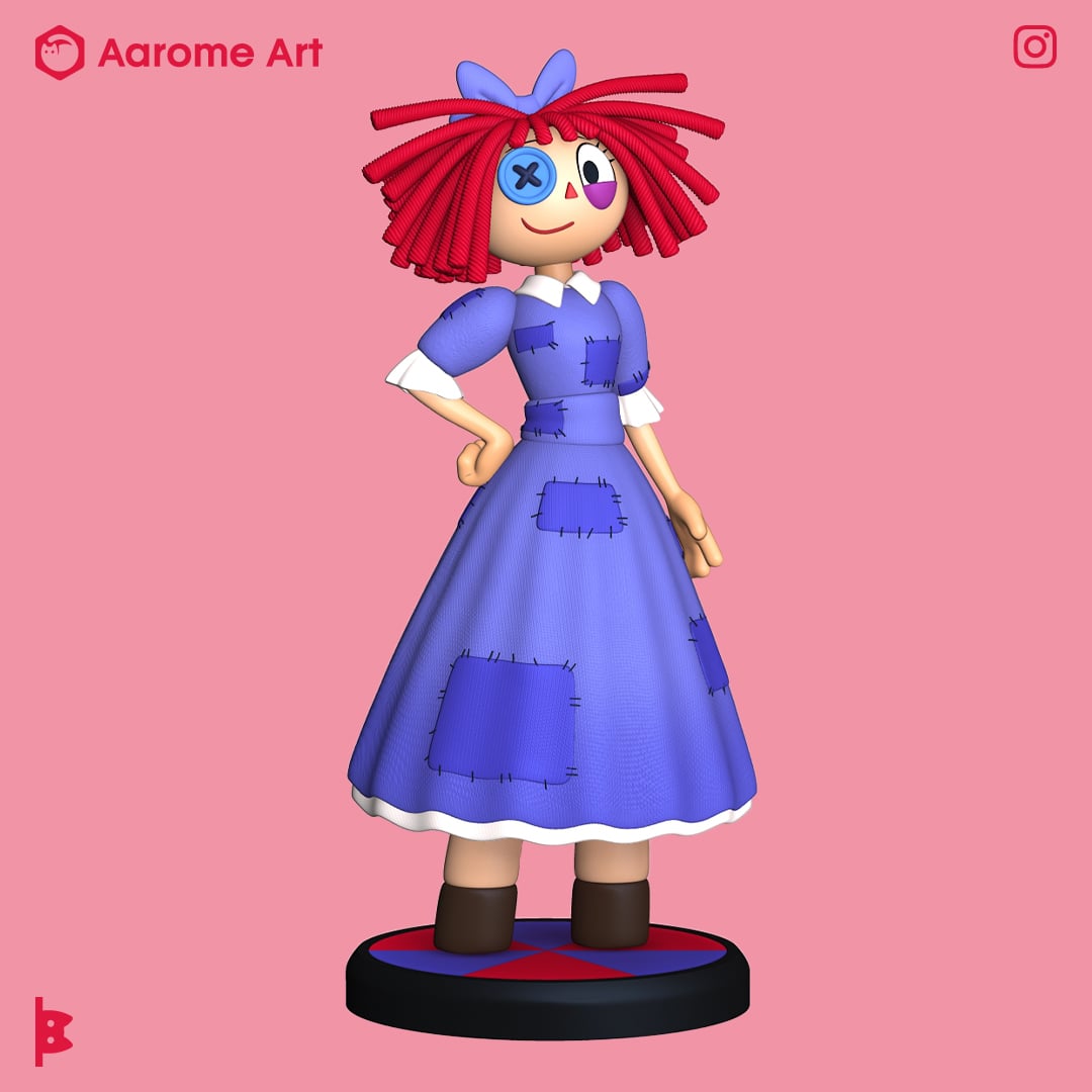Ragatha The Amazing Digital Circus 3d model