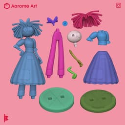 Ragatha The Amazing Digital Circus 3d model