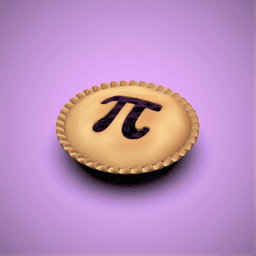 Pie Keyring -Pi Day 3d model