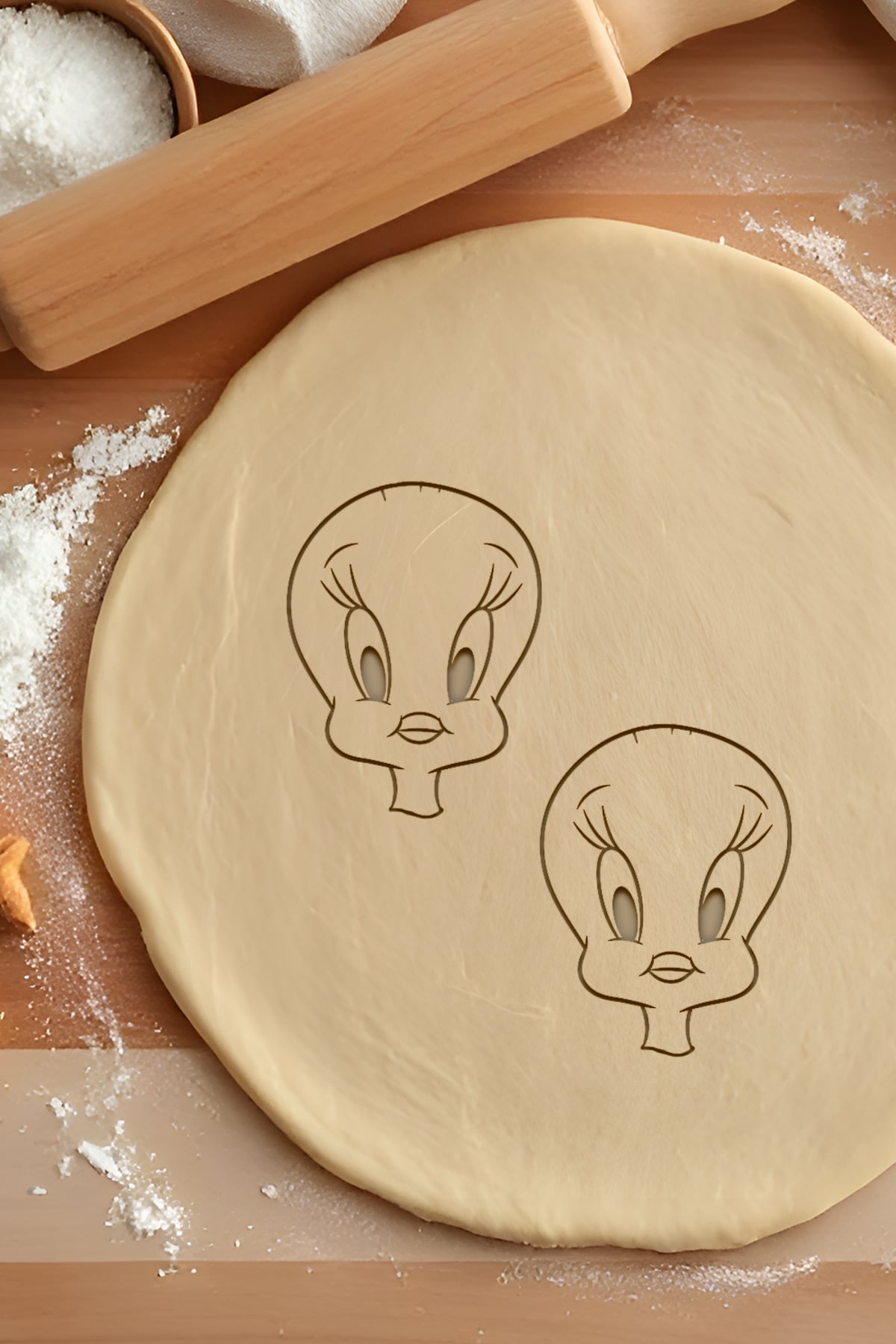 Tweety Cookie Cutter, Biscuit Cutter 3d model