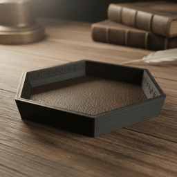 runebound hex dice tray 3d model
