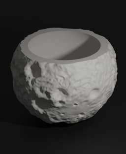 Planter - Moon 3d model