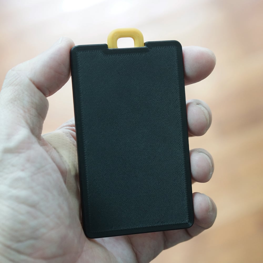 Minimalistic Card-sized SD Card Holder 3d model