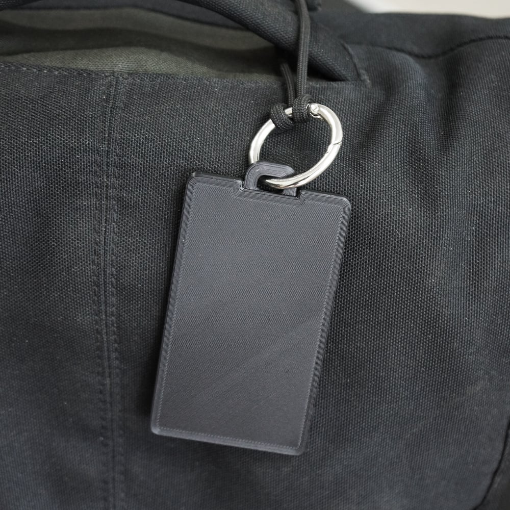 Minimalistic Card-sized SD Card Holder 3d model