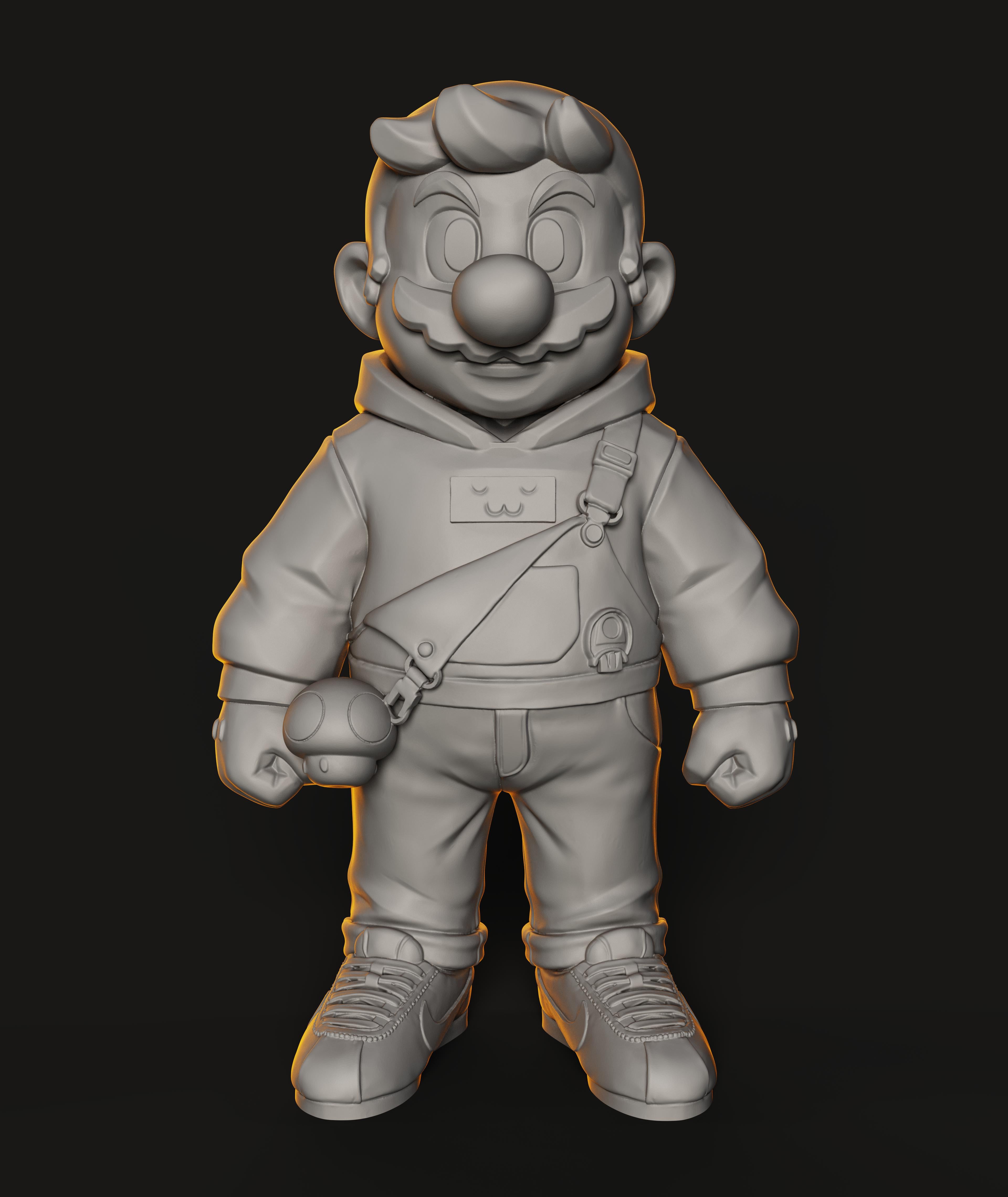 Overalls Hypebeast STL | Street Figure | Gamer Icon Remix 3d model