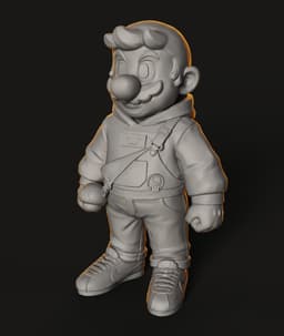 Overalls Hypebeast STL | Street Figure | Gamer Icon Remix 3d model