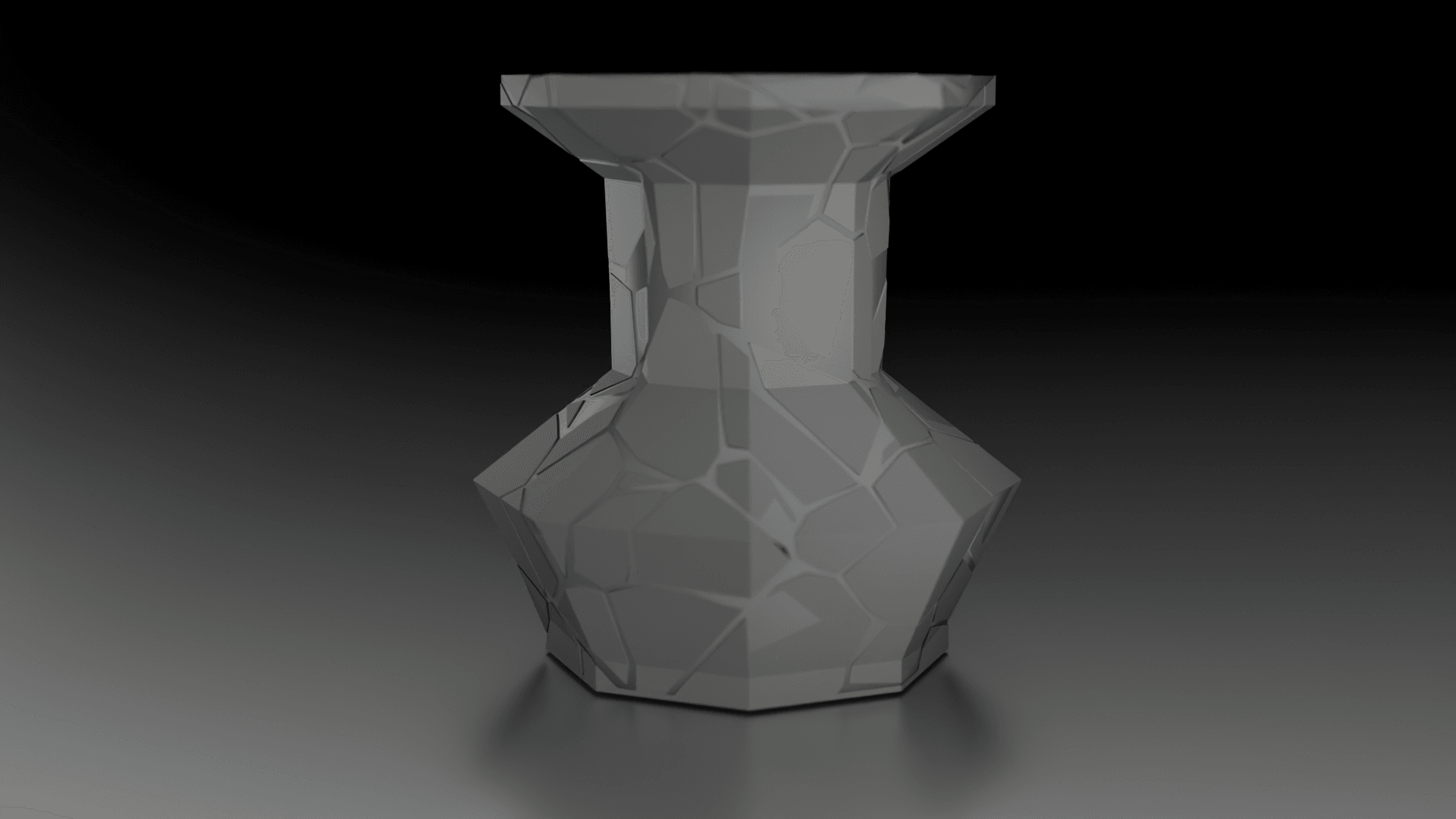Cracked 3d model