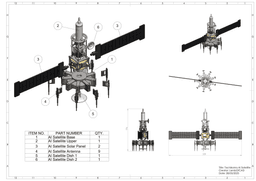 Tachikoma AI Satellite 3d model