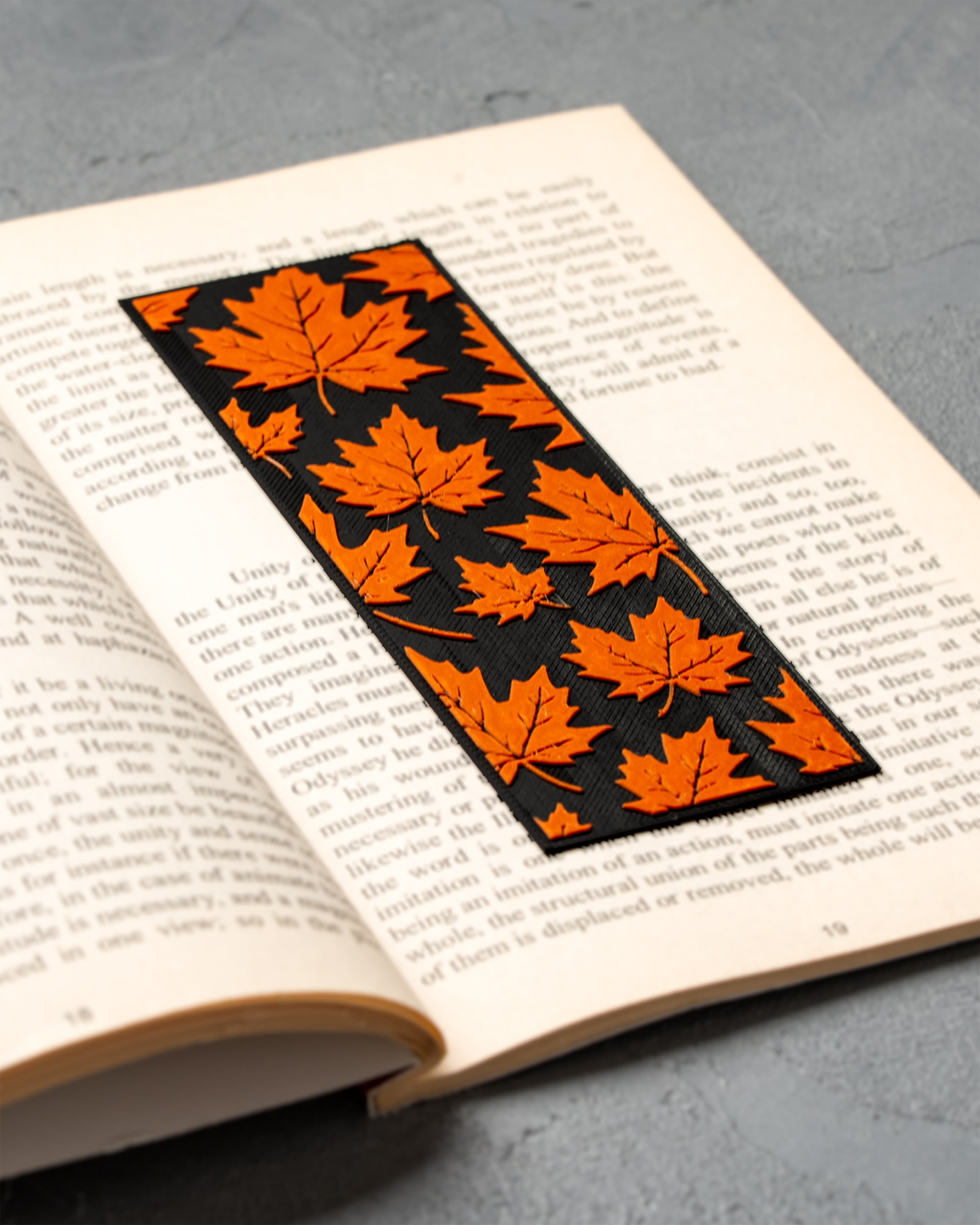 Maple Leaves Bookmarks 3d model