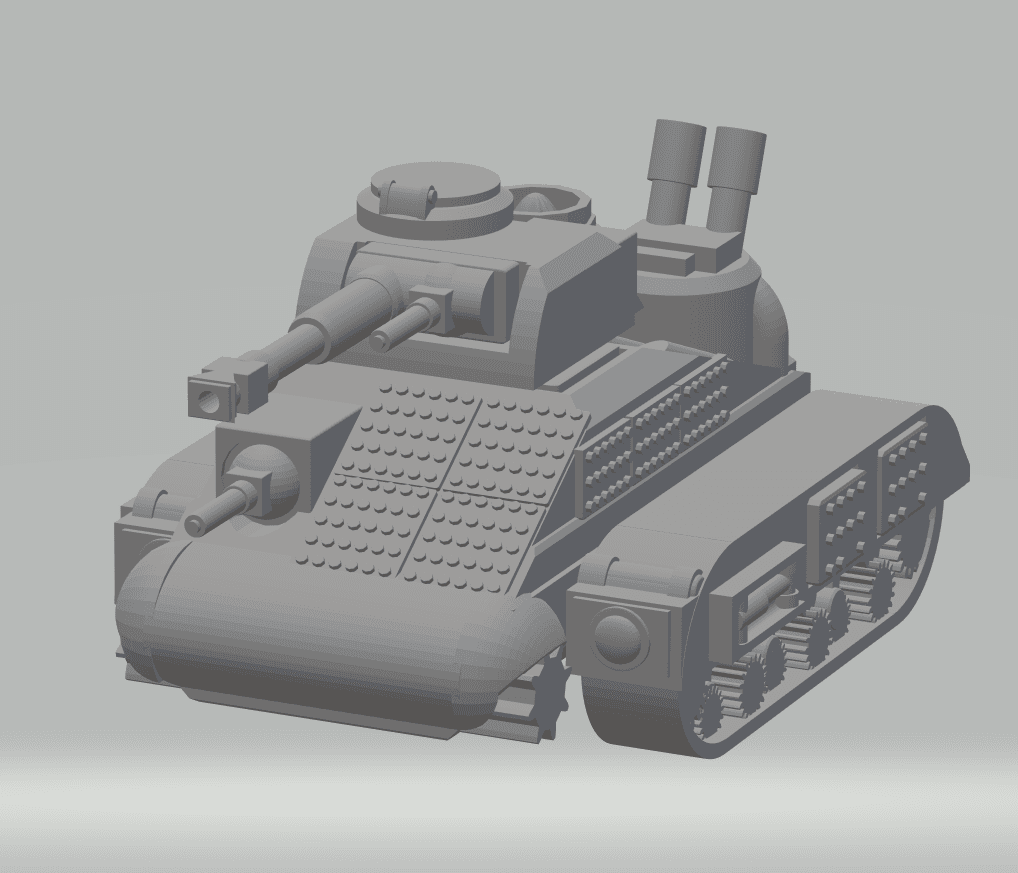 FHW Stellar Coalition Corps Sherman Tank 3d model