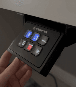 Elgato Stream Deck Mini - Retractable Desk Mount 3d model