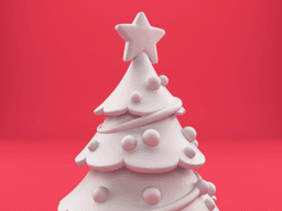 Cute Christmas Tree – Stylized Xmas Tree 3D Model 3d model