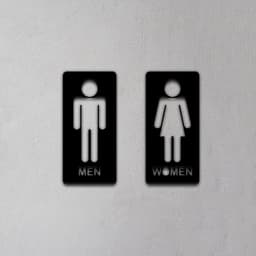 Toilet Sign 3d model