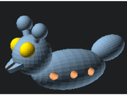 Bug - optional legs 3d model