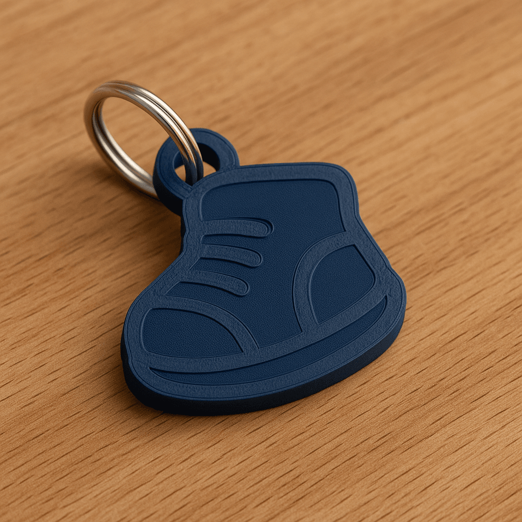 3D Printed Shoe Keychain 3d model