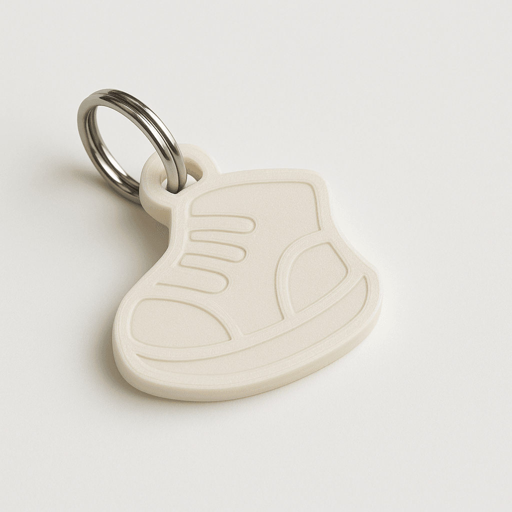 3D Printed Shoe Keychain 3d model
