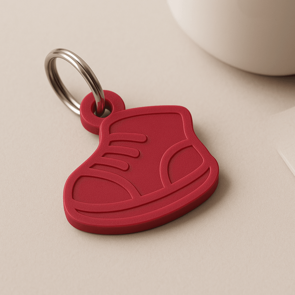 3D Printed Shoe Keychain 3d model