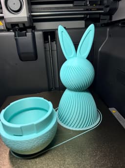Modern Easter Bunny Container Set – Candy Box 3d model