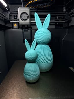 Modern Easter Bunny Container Set – Candy Box 3d model